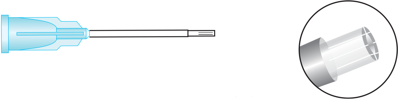 Back Flush Flute Handle With Active Aspiration With Silicone Tip Cannula Oc 142 With